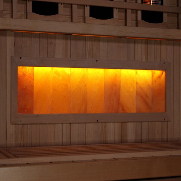 Golden Designs 2-Person Full Spectrum PureTech™ Near Zero EMF FAR Infrared Sauna with Himalayan Salt Bar GDI-8020-03	Himilayan Salt Bar
