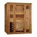 Golden Designs 2025 "Andermatt Edition" 2 - 3 Person Traditional Steam Sauna GDI-7030-01	Front Left View
