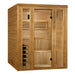 Golden Designs 2025 "Engelberg Edition" 4 - 6 Person Traditional Steam Sauna GDI-7060-01	Front Left View 
