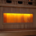 Golden Designs 3-Person Full Spectrum PureTech™ Near Zero EMF FAR Infrared Sauna GDI-8030-03 Himalayan Salt Bar