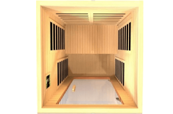 Golden Designs 3-Person Full Spectrum PureTech™ Near Zero EMF FAR Infrared Sauna GDI-8030-03 Top Down View