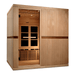 Golden Designs Catalonia 8-person PureTech™ Near Zero EMF FAR Infrared Sauna GDI-6880-02	Front Left View
