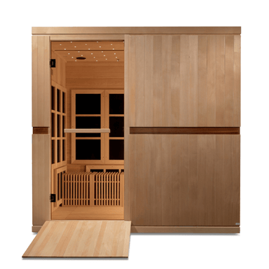 Golden Designs Catalonia 8-person PureTech™ Near Zero EMF FAR Infrared Sauna GDI-6880-02	Front View 2
