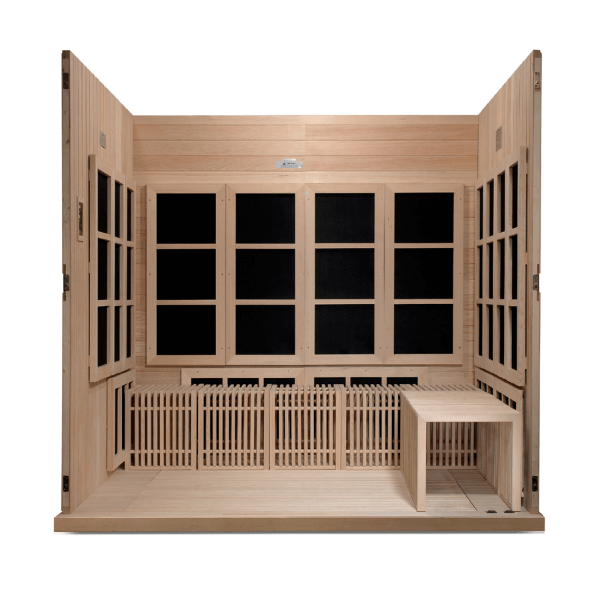 Golden Designs Catalonia 8-person PureTech™ Near Zero EMF FAR Infrared Sauna GDI-6880-02	Interior View 3