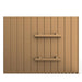 Golden Designs "Copenhagen Edition" 3-Person Traditional Steam Sauna - Canadian Red Cedar - GDI-7389-01 dual shelving.