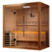 Golden Designs "Forssa Edition" 3 Person Indoor Traditional Sauna GDI-7203-01	Front Left View 
