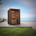 Golden Designs Narvik 2 Person Outdoor Traditional Sauna GDI-8202-01	Front View 
Outdoor 3
