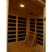 Golden Designs S-Shape Back Rest 2-Pack for Saunas in a larger saunas
