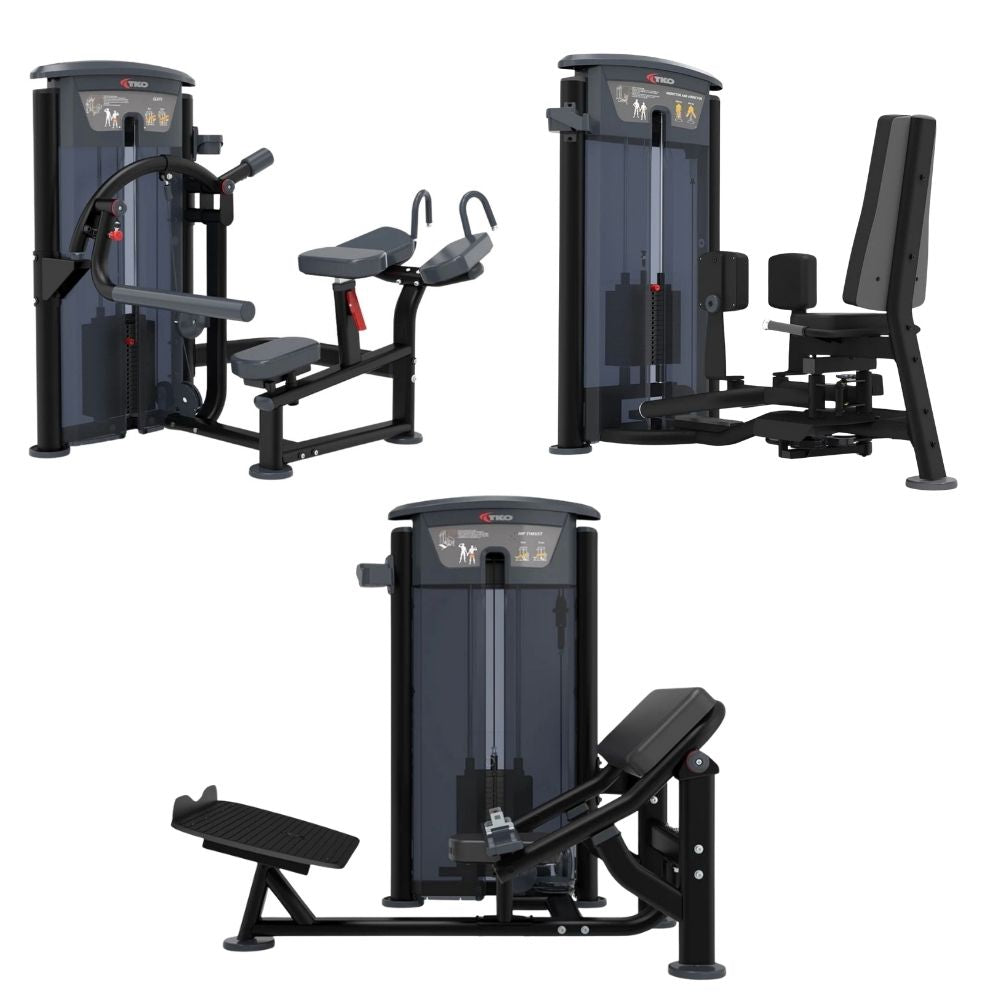 TKO Lower Body Strength 3-Station Circuit – Selectorized Package
