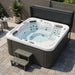  Luxury Spas Infinity 5-Person Hot Tub in a patio setting
