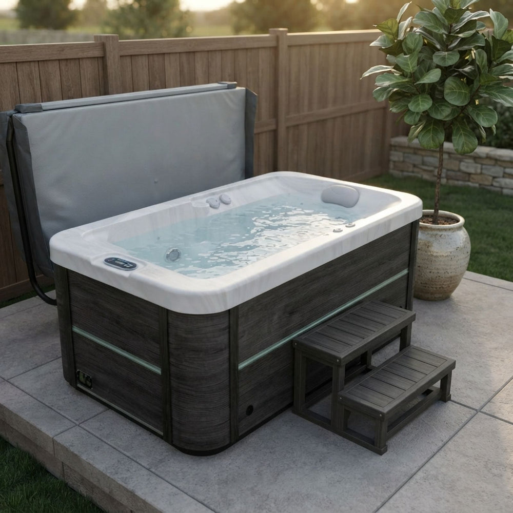 Luxury Spas Lacey 1-Person Plug and Play Hot Tub
