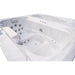 White Luxury Spas USA Marquis Hot & Cold Contrast Therapy Spa tub with multiple jets on a white background