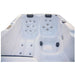 Luxury Spas Allure 3-Person  Hot tub with multiple jets on a white background