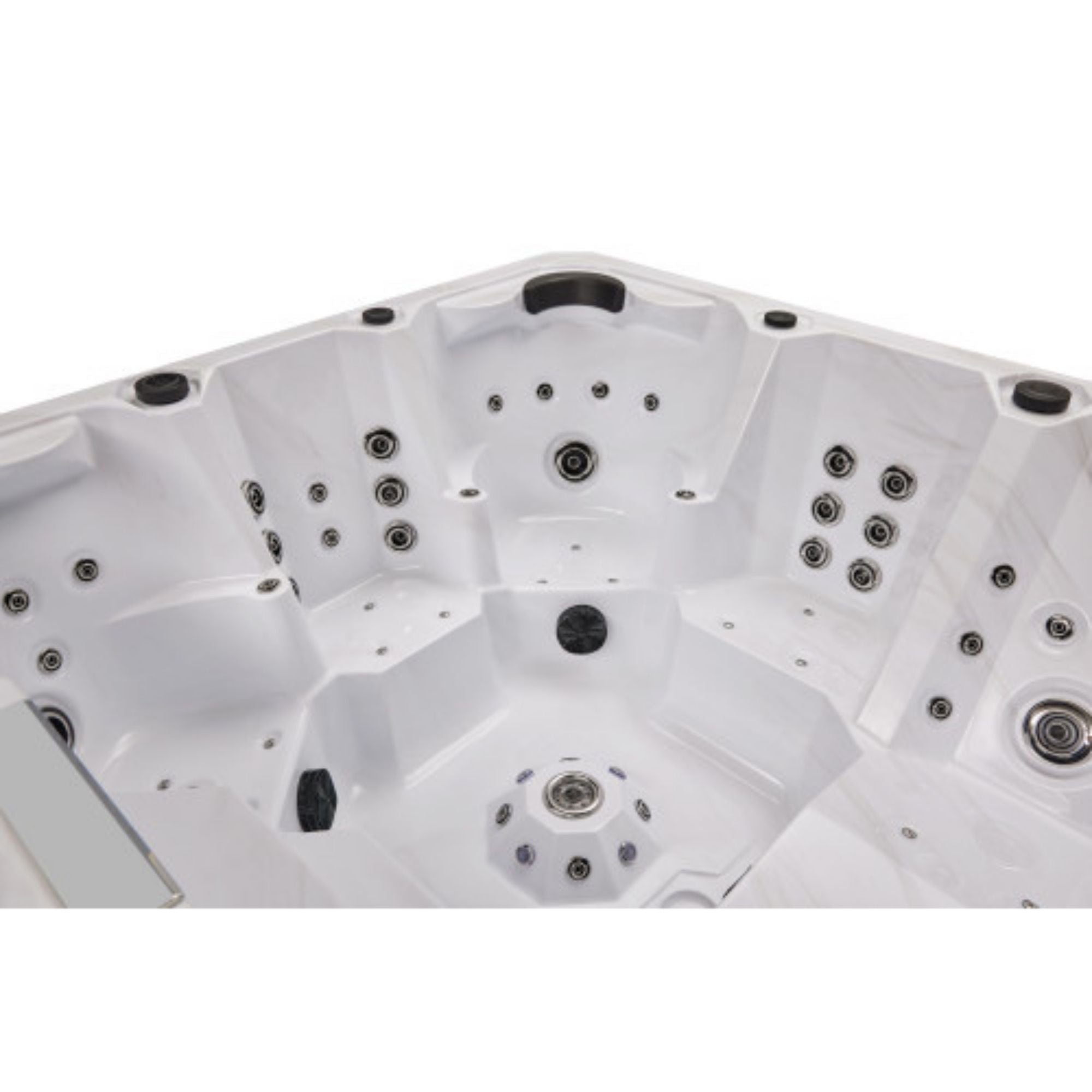 Luxury Galley 5-Person Hot Tub jets top view