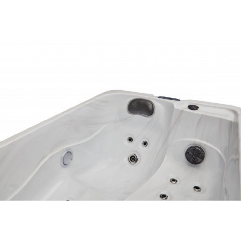 Luxury Spas Cashmere 2-Person Hot Tub Close Up Jets, Neck Pillows And  Filter