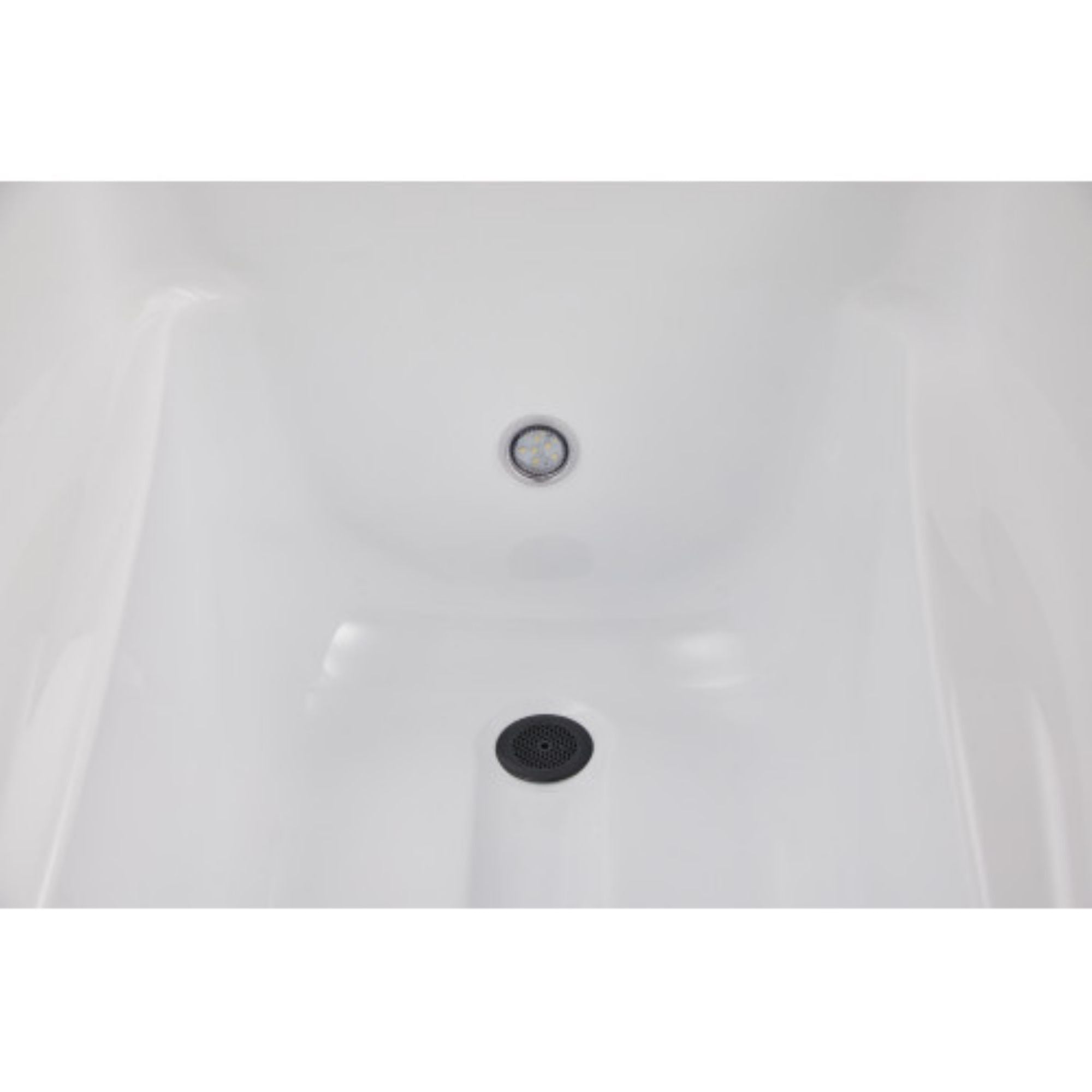 Luxury Spas Cold Plunge Platinum-Black Jets