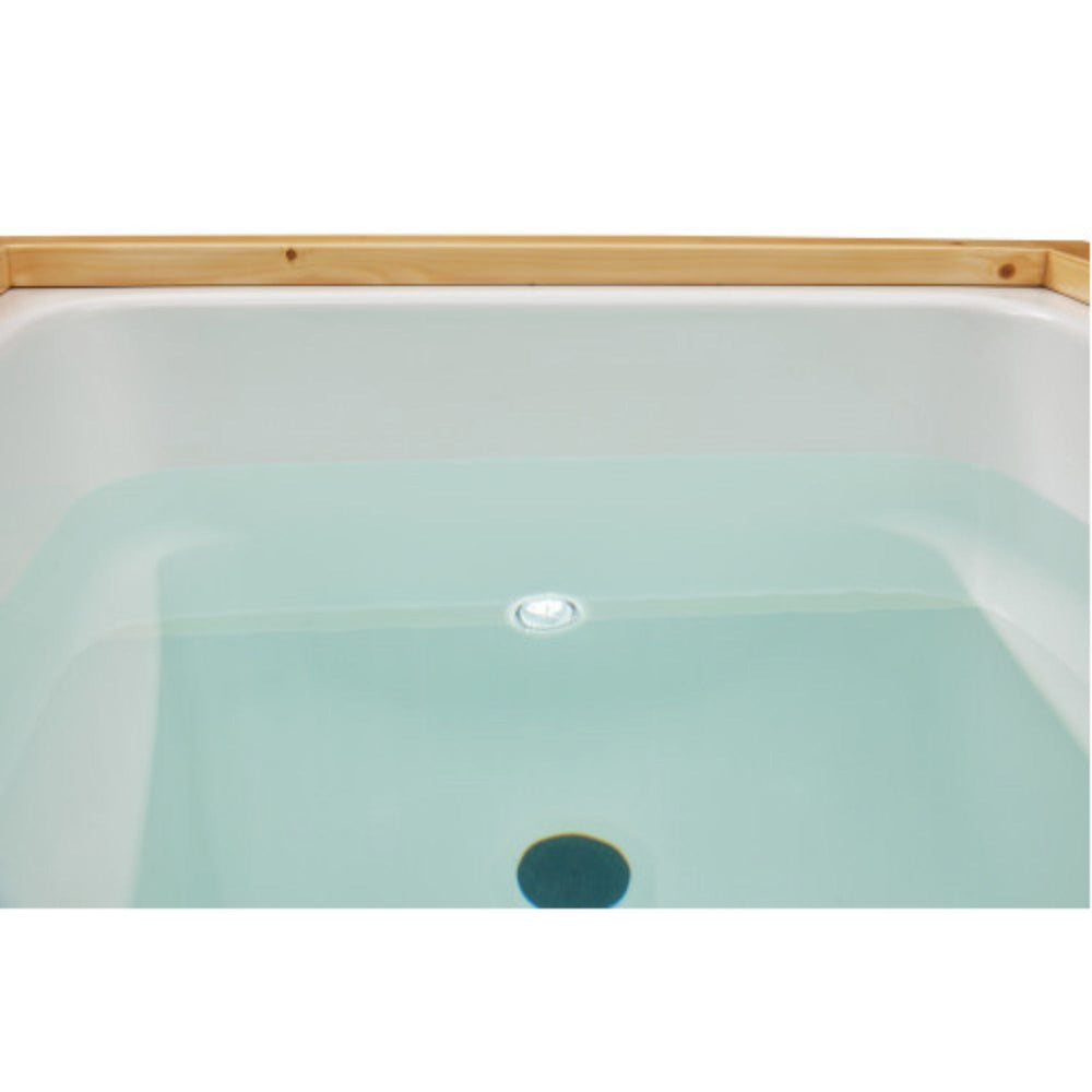 Luxury Spas Cold Plunge Platinum-White Inside