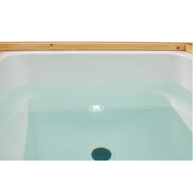 Luxury Spas Cold Plunge Platinum-White Inside