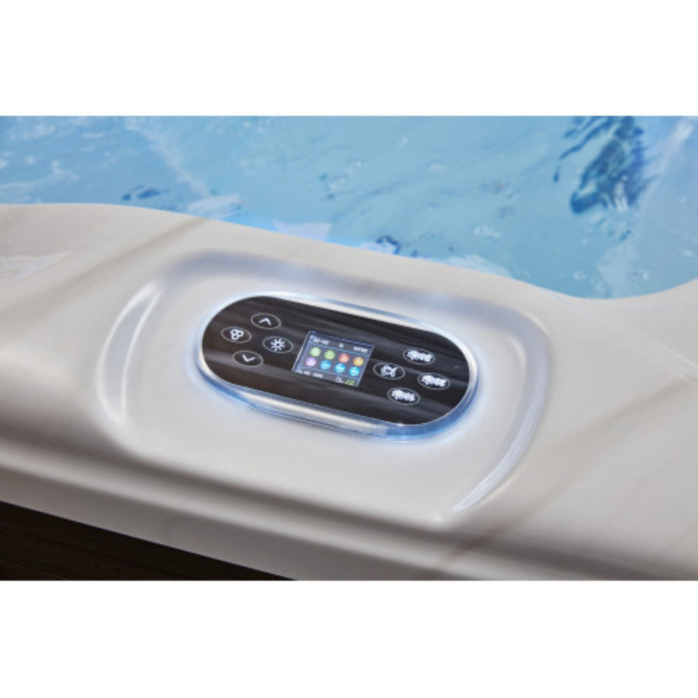Luxury Spas Danika 5-Person Hot Tub Close Up Control Pad