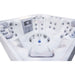 Luxury Spas Denali 7-Person Hot Tub inside corner view of the shell