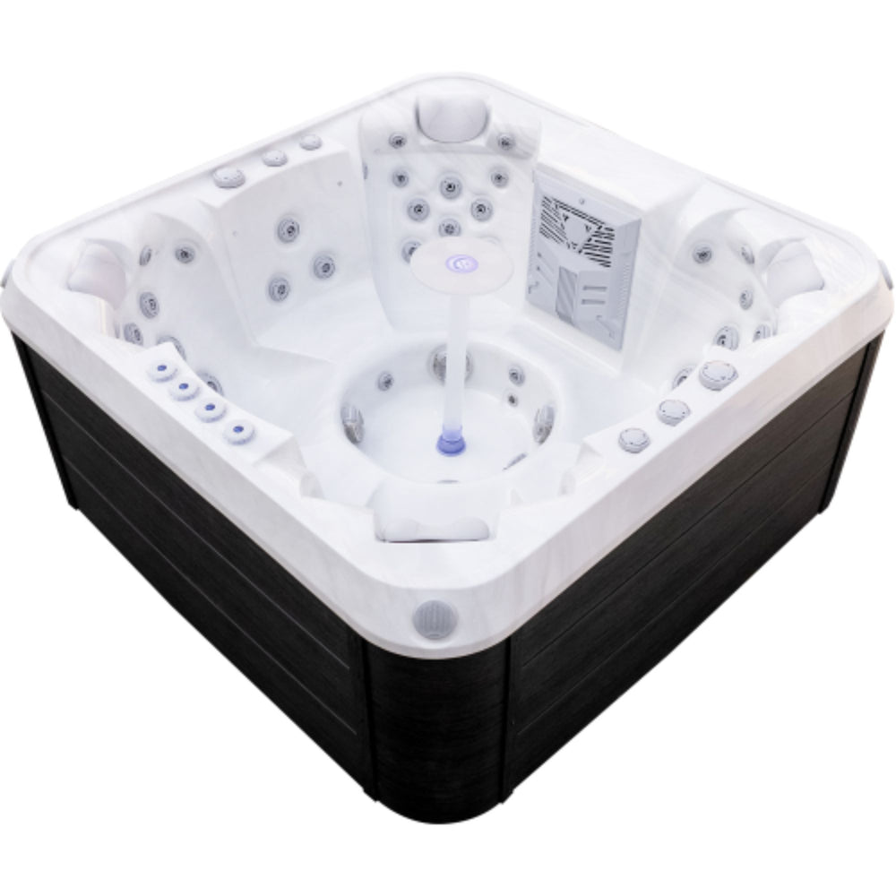 Luxury Spas Denali 7-Person Hot Tub corner view