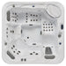 Luxury Spas Infinity 5-Person Hot Tub Top View