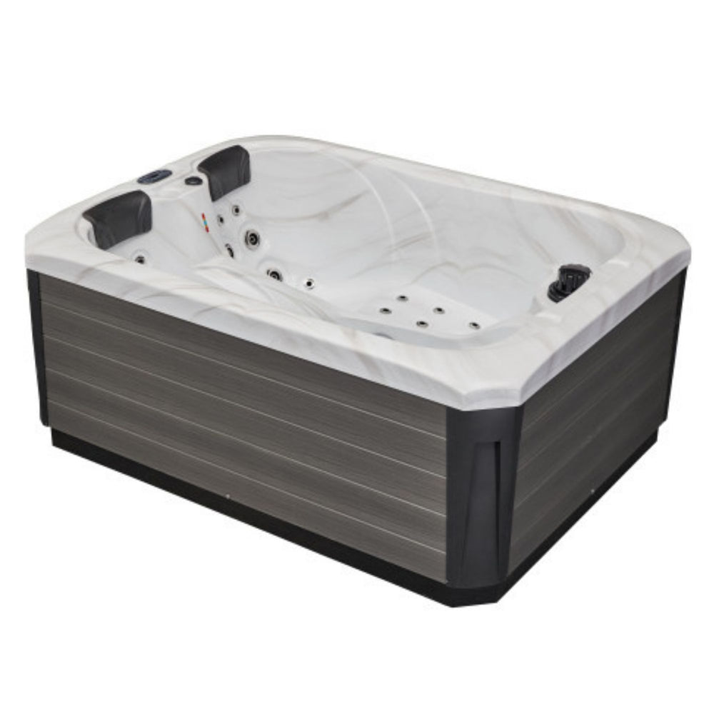 Luxury Spas Largo 3-Person Hot Tub Above Ground View