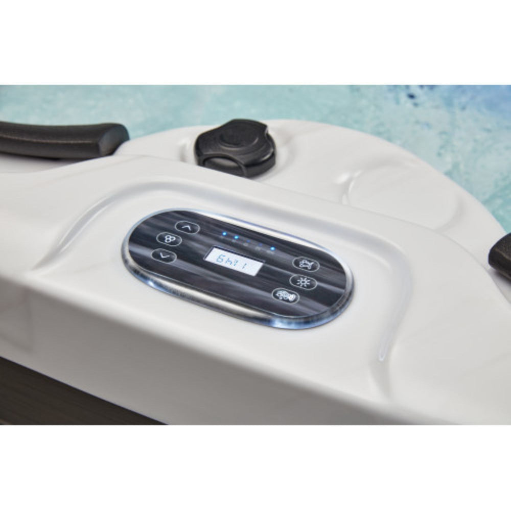 Luxury Spas Largo 3-Person Hot Tub Close Up Electronic  Control Pad
