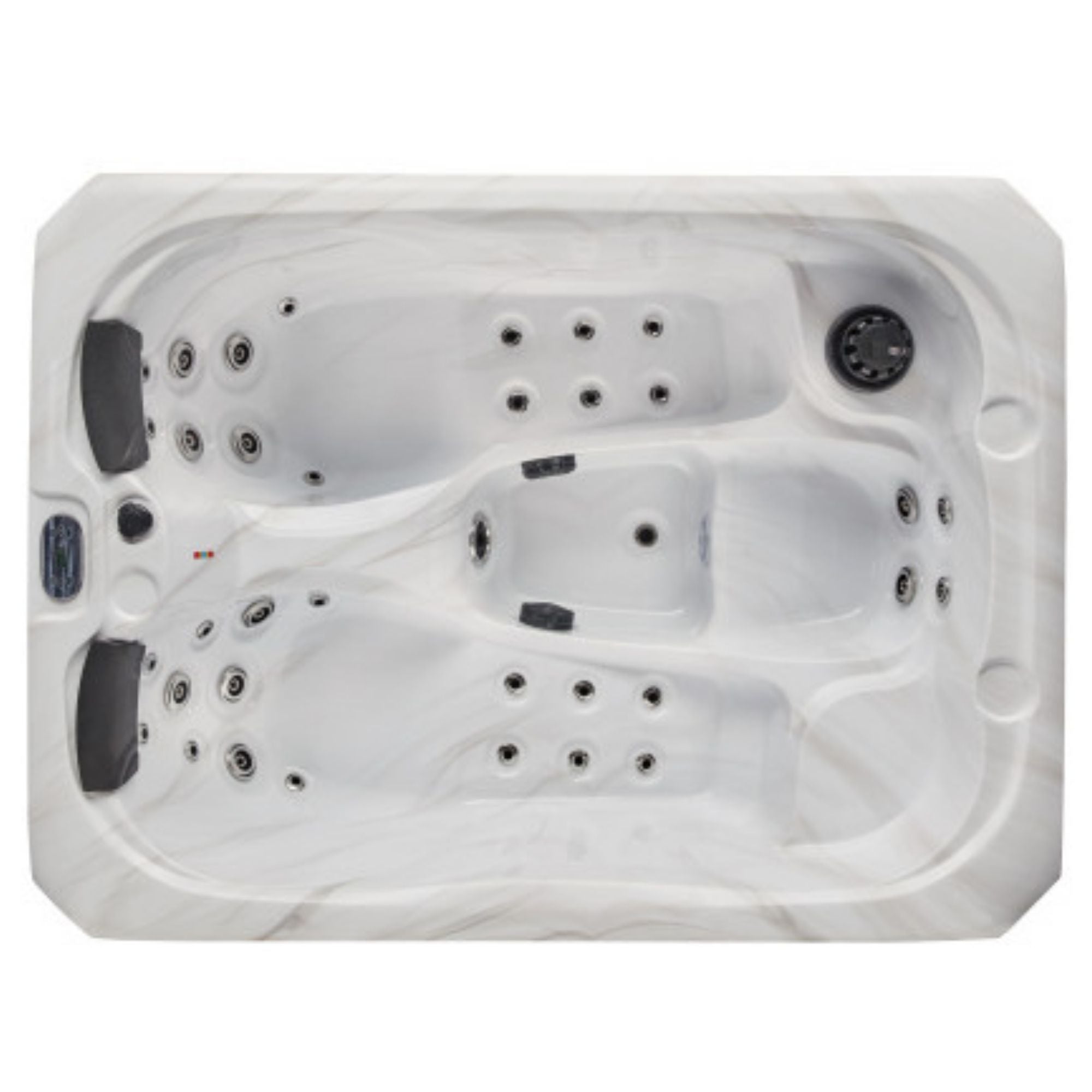 Luxury Spas Largo 3-Person Hot Tub Top View