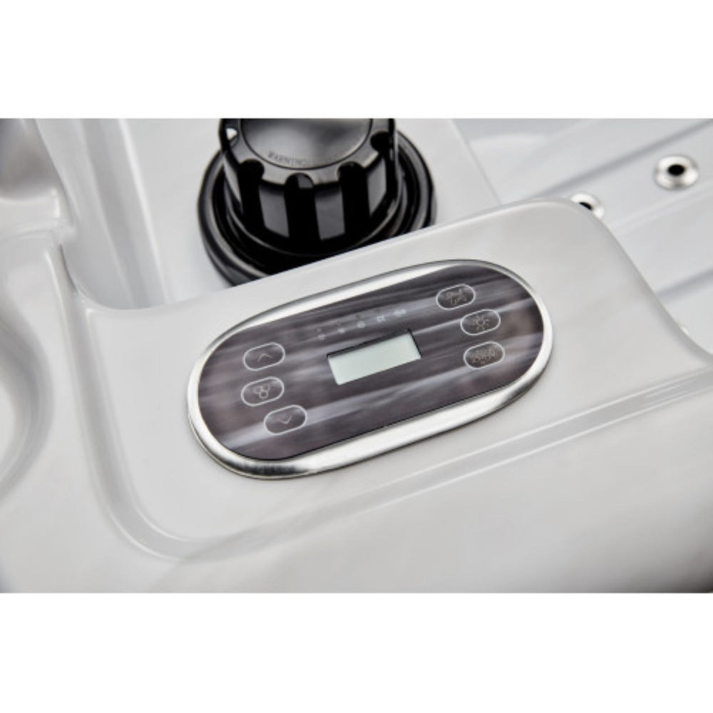 Luxury Spas Riley 3-Person Hot Tub Close Up Electronic Control
Pad