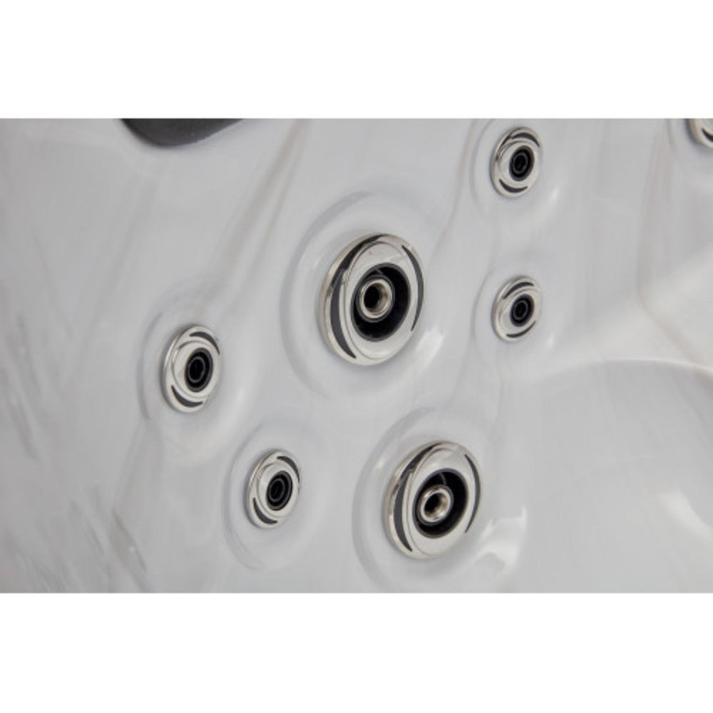Luxury Spas Riley 3-Person Hot Tub Close Up Jets View 