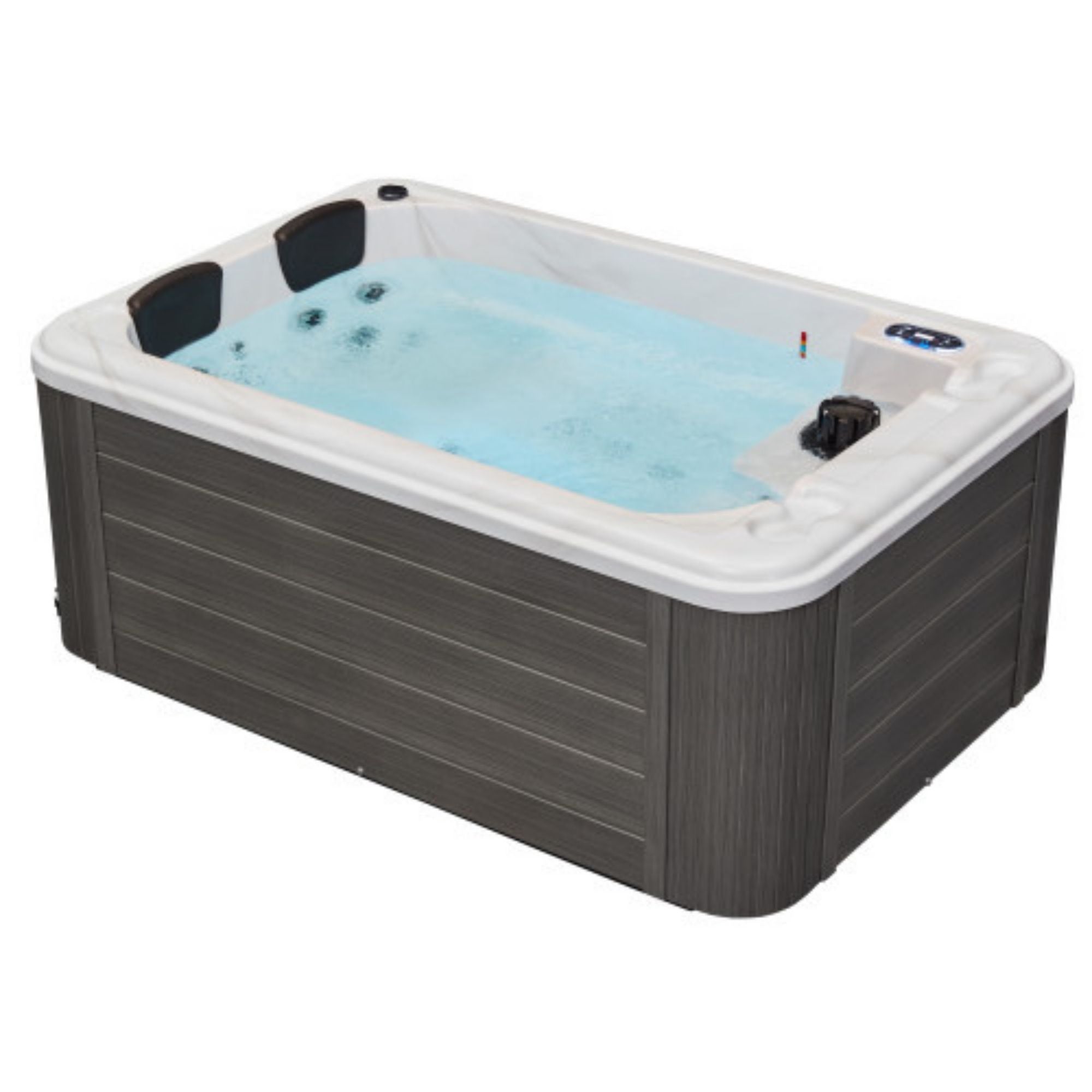 Luxury Spas Riley 3-Person Hot Tub With Water 