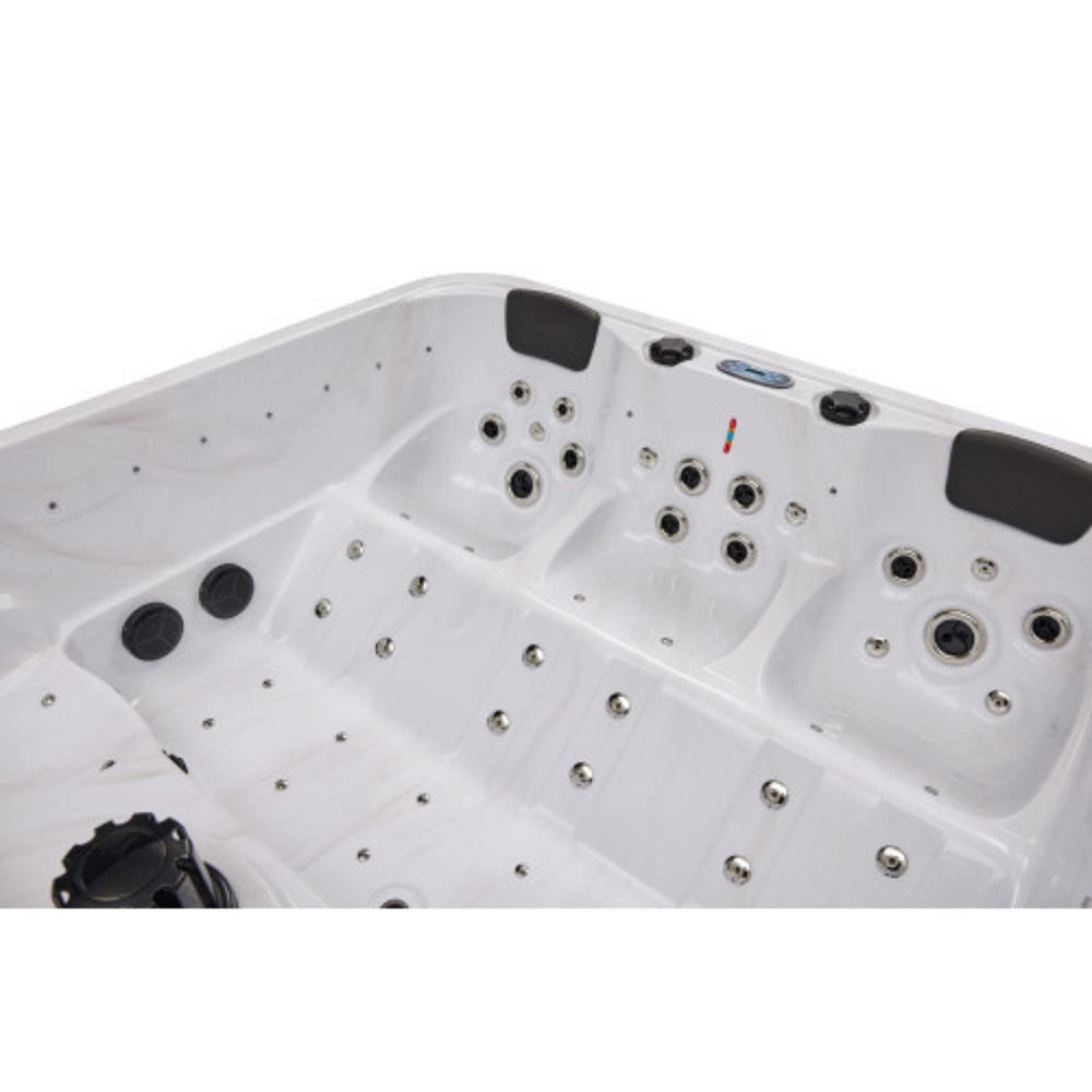Luxury Spas Social 5 Person Hot Tub Inside View