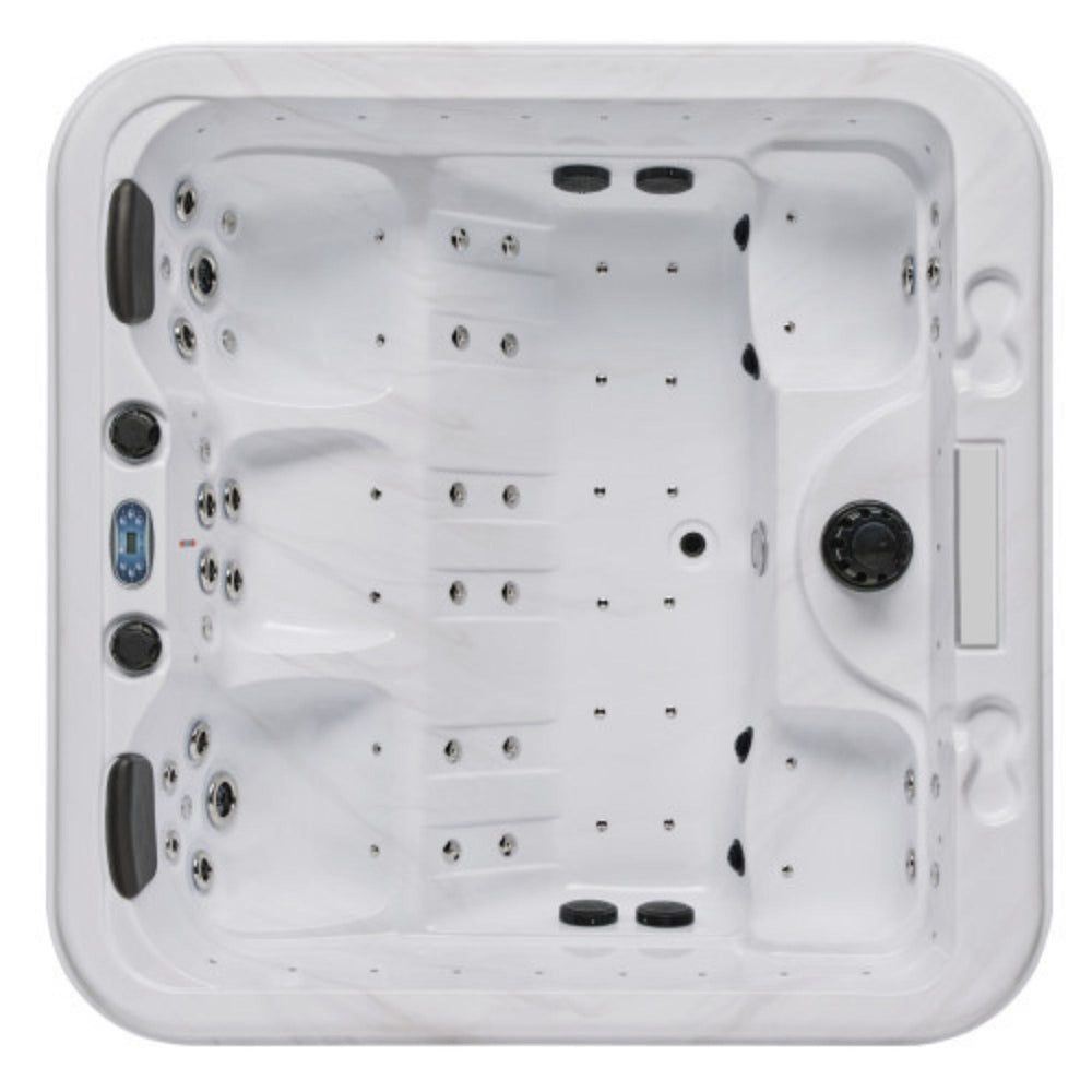 Luxury Spas Social 5 Person Hot Tub Top View