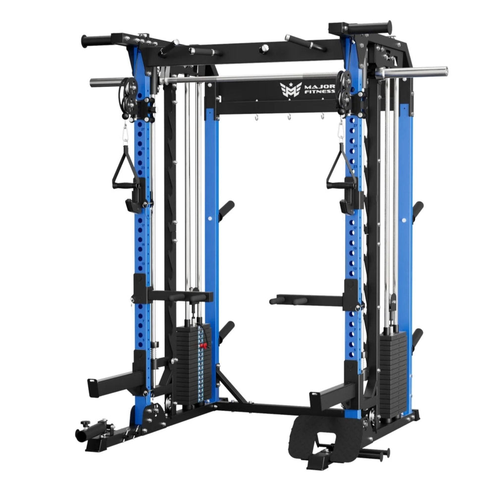 Major-Fitness_B52_All-In-One-Power-Rack-Home-Gym-Blue