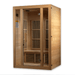 Maxxus Bellevue 2-Person Near Zero EMF  FAR Infrared Sauna MX-J206-01-ZF	Front View Indoor
