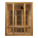 Maxxus Bellevue 3-Person Near Zero EMF  FAR Infrared Sauna MX-J306-01-ZF	Front View 
