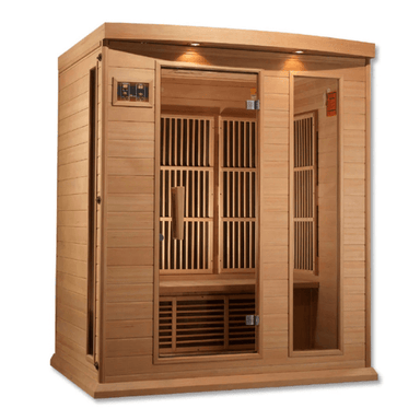 Maxxus_3-Person_Low_EMF_FAR_Infrared_Sauna_Canadian_Hemlock_MX-K306-01_Right_front_view_1