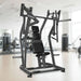 Excel Iso-Lateral Bench Press - Muscle D Fitness - Plate Loaded Chest Press machine with a blurred gym background