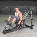 Muscle D Power Leverage V2 Hack Squat with user performing squat exercise.