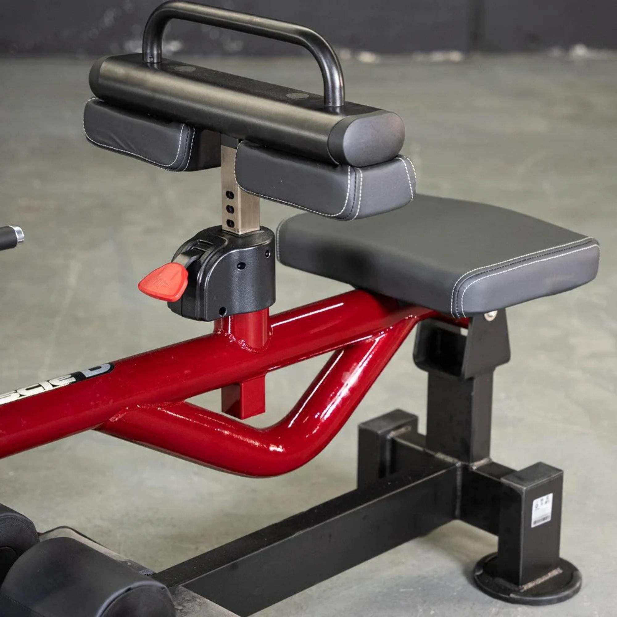 Muscle_D_Power Leverage V2 Seated Calf / Tib PL-PV2-SCT With Seat Component Side View
