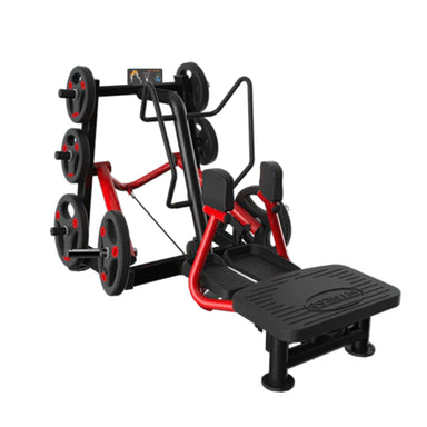 3D rendering of the Muscle D Power Leverage V2 Standing Abductor without a background, showcasing the machine’s design.
