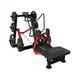 3D rendering of the Muscle D Power Leverage V2 Standing Abductor without a background, showcasing the machine’s design.
