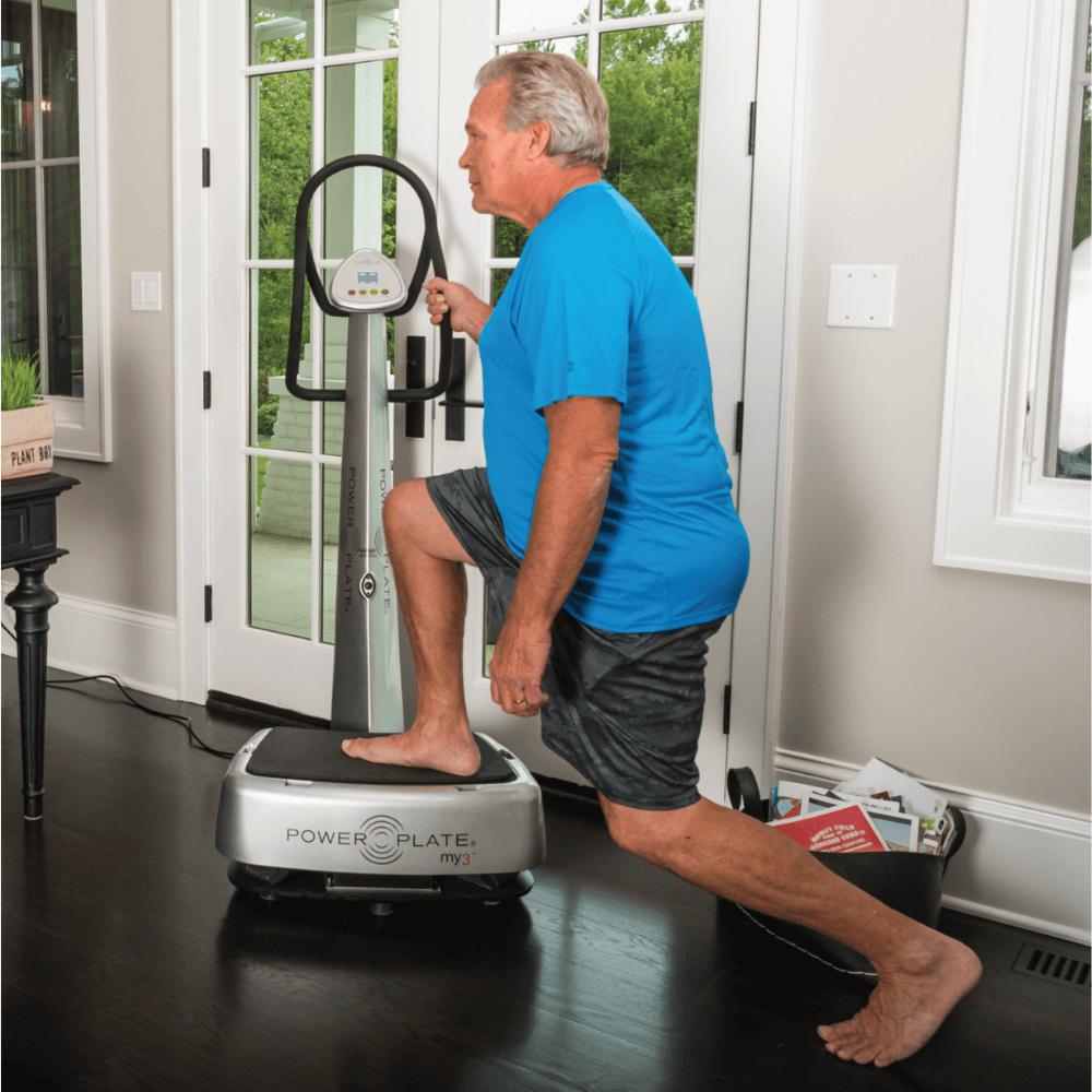 Power Plate My3 Silver Lunge exercise and stance
