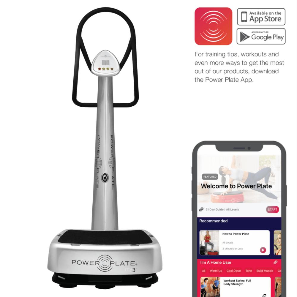 Power Plate My3 Silver with Mobile App for Workouts