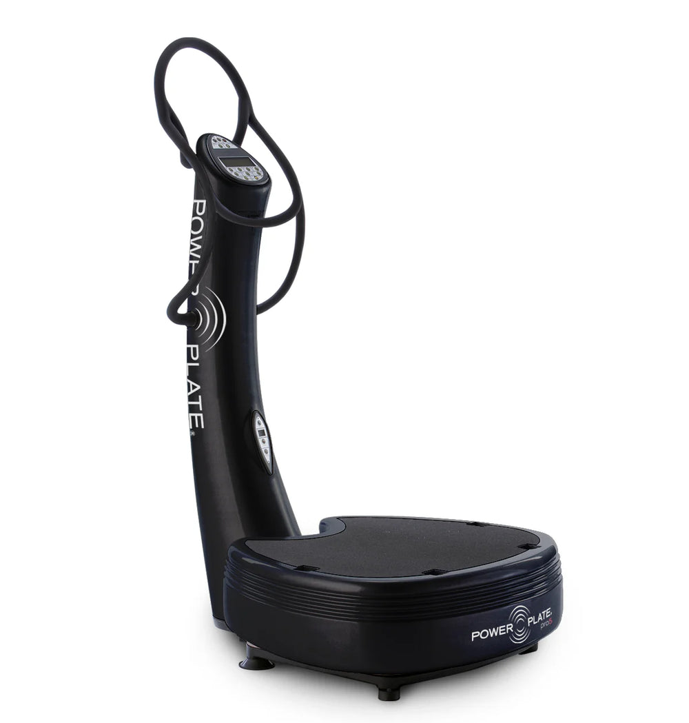 Power Plate pro5 Commercial Vibration Machine side view of handlebars