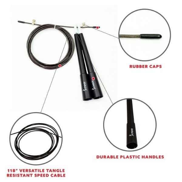 Speed Cable Jump Rope Fast Fitness Key Points