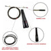 Speed Cable Jump Rope Fast Fitness Key Points