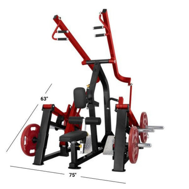 Steelflex Lat Pulldown Back Row PL2200 with Dimensions