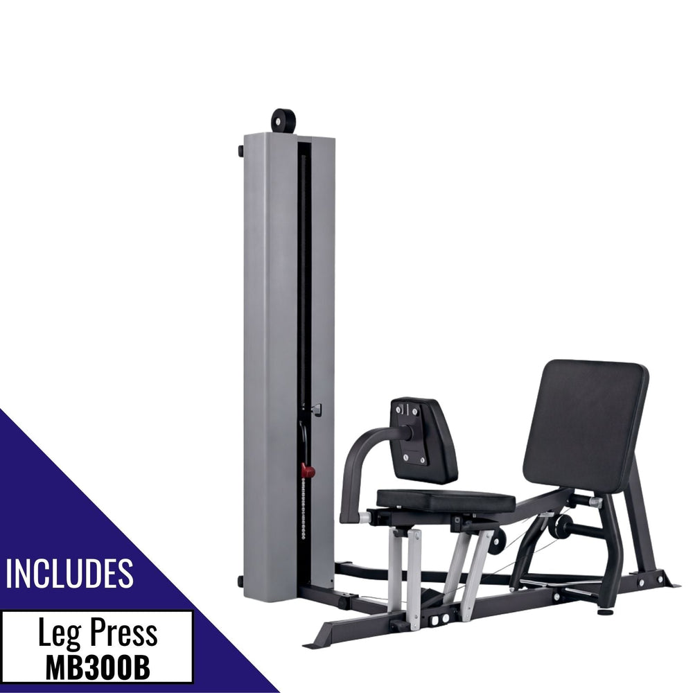 Includes Leg Press MB300B on a white background